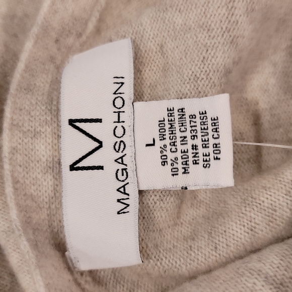 NWT Magaschoni Wool/Cashmere Crew Neck Sweater - Picture 9 of 10